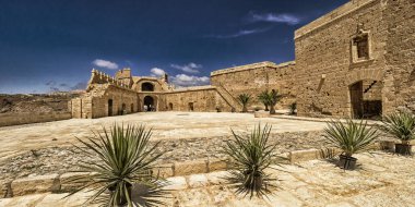 Monumental Complex of Alcazaba of Almeria, Castle and Walls of Cerro of San Cristobal, 15-16th Century Castle, Almeria, Andalucia, Spain, Europe