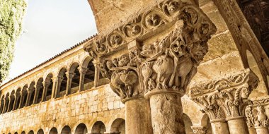 Cloister of Silos, Abbey of Santo Domingo de Silos, 7-18th Benedictine Monastery, Santo Domigo de Silos, Burgos, Castile Leon, Spain, Europe