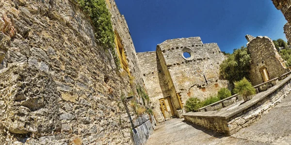 サンタカタリナの修道院と植物園 14世紀宮殿 修道院遺跡 イルーラ アラバ バスク地方 スペイン ヨーロッパ — ストック写真