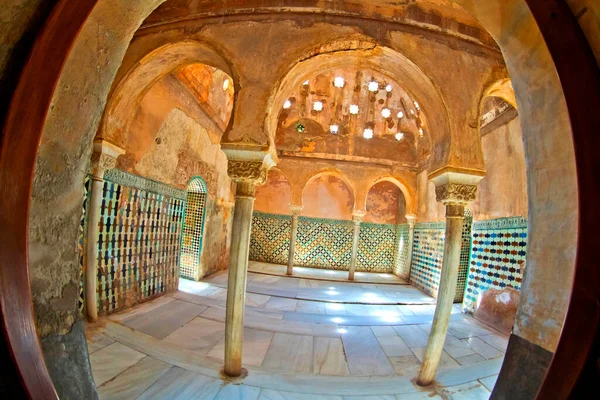 Palazzi Nazari Alhambra Patrimonio Mondiale Unesco Granada Andalusia Spagna Europa — Foto Stock