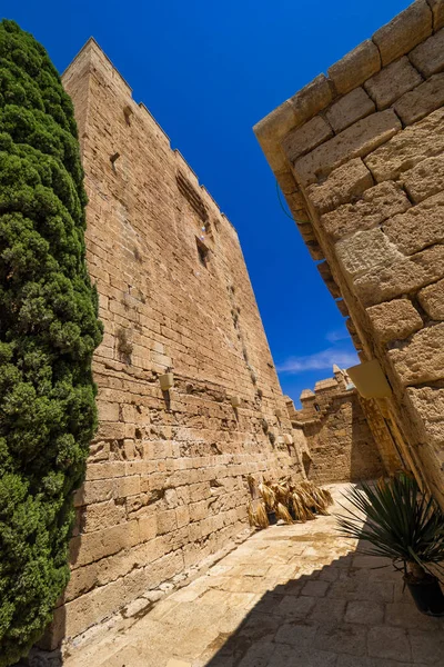 San Cristobal 'in Almera, Şato ve Duvarları' nın Anıtsal Kompleksi, 15-16. Yüzyıl Şatosu, Almerya, Endülüs, İspanya, Avrupa