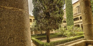 Monastery of Yuste, 15th Century Gothic-Renaissance Style, European Heritage Label, Spanish Goods of Cultural Interest, Cuacos de Yuste, Comarca de la Vera, Caceres, Extremadura, Spain, Europe