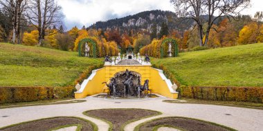 Linderhof Palace, 19th Century Rococo Style, Oberammergau, Bavaria, Germany, Europe