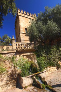 Alcazar de los Reyes Catolicos, Kralların Kalesi, Cordoba, Endülüs, İspanya, Avrupa