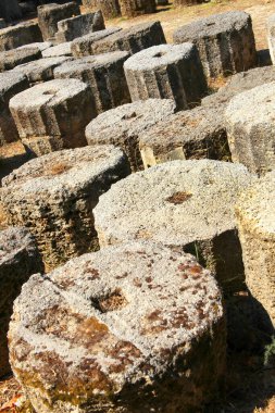 Olympia Arkeoloji Sitesi, Olympia Antik Harabeleri, Olympia, Moreloponnese, Yunanistan, Avrupa