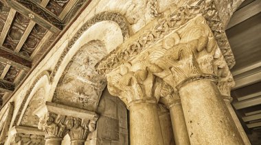 Cloister of Silos, Abbey of Santo Domingo de Silos, 7-18th Benedictine Monastery, Santo Domigo de Silos, Burgos, Castile Leon, Spain, Europe