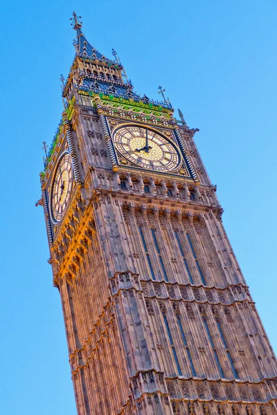 Big Ben Elizabeth Tower Londyn Anglia Wielka Brytania Europa — Zdjęcie stockowe