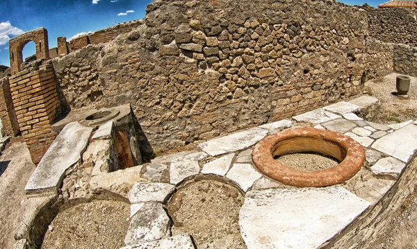 Rovine Pompei Rovine Romane Antiche Patrimonio Mondiale Unesco Pompei Napoli — Foto Stock
