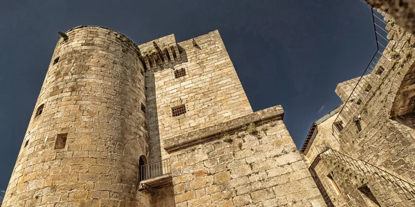 Benavente伯爵城堡 Puebla Sanabria城堡 15世纪西班牙文化财产 西班牙文物 Puebla Sanabria Zamora Castile和Leon城堡 西班牙 — 图库照片