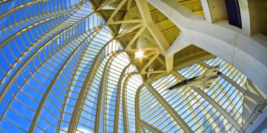 Principe Felipe Science Museum, City of Arts and Sciences, Valencia, Comunidad Valenciana, Spain, Europe