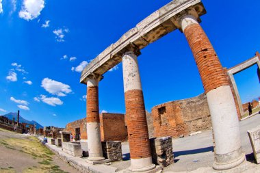 Pompei, Antik Roma Harabeleri, UNESCO Worl Heritage Sitesi, Pompei, Napoli, Campania, İtalya, Avrupa