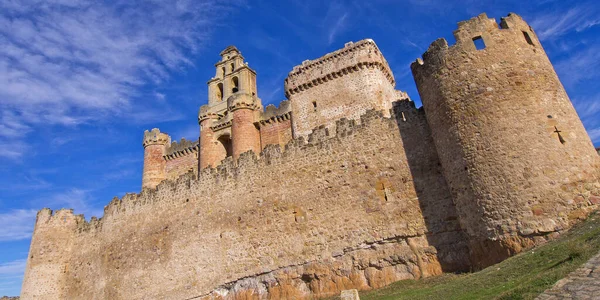 stock image Castle of Turegano, Church of San Miguel, Turegano, Segovia, Castilla y Leon, Spain, Europe