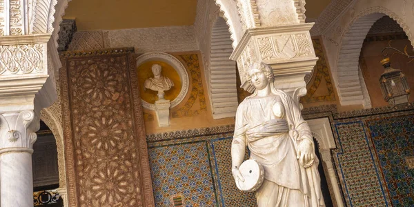 Casa Pilatos 16Th Century Andalusian Palace Sevilla Andalucia Spain Europe — Foto Stock