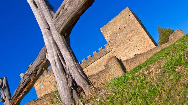 Slottet Pedraza Sierra Medeltidsbyn Segovia Castilla Leon Spanien Europa — Stockfoto