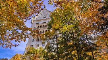 Neuschwanstein Castle, 19th Century Neo-Romanesque Neo-Gothic Style Palace, Schwangau, Fussen, Ostallgau, Bavaria, Germany, Europe