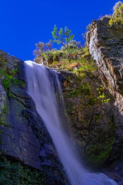 Pozo Airn Waterfall Walking Route, Arribes del Duero Natural Park, SPA, SAC, Biosphere Reserve, Salamanca, Castilla y Leon, Spain, Europe clipart