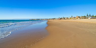 Barrosa Plajı, Playa de la Barrosa, Chiclana de la Frontera, Cadiz, Endülüs, İspanya, Avrupa