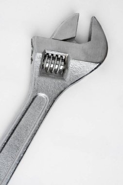 Beyaz arkaplanda ayarlanabilir anahtar