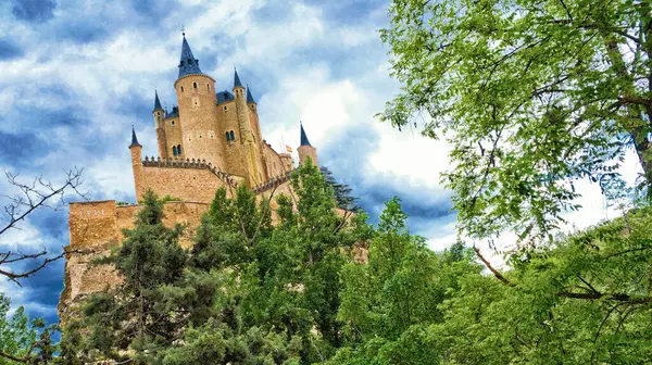 stock image Alcazar of Segovia, Segovia, UNESCO World Heritage Site, Castile Leon, Spain, Europe