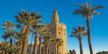 Torre del Oro, 13-18th Century Civil Architecture, National Monument of Spain, National Heritage Site, Good of Cultural Interest, Sevilla, Andalucia, Spain, Europe