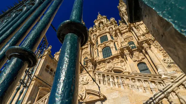 stock image Santiago de Compostela Cathedral, 16th Century Romanesque Gothic Baroque Style, UNESCO World Heritage Site, Spanish Cultural Heritage, Santiago de Compostela, La Coruna, Galicia, Spain, Europe