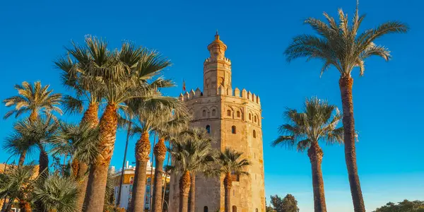 Torre del Oro, 13-18th Century Civil Architecture, National Monument of Spain, National Heritage Site, Good of Cultural Interest, Sevilla, Andalucia, Spain, Europe