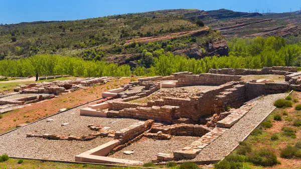 stock image Tiermes Celtiberian-Roman Archaeological Site, Montejo de Tiermes, Soria, Castilla y Leon, Spain, Europe