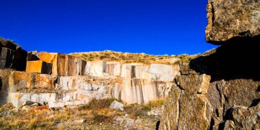 Open Granite Quarry, La Lastrilla, Segovia, Castilla y Leon, Spain, Europe clipart