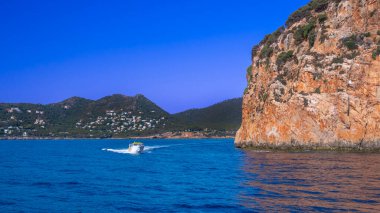 Cap Vermell, Capdepera Deniz Kıyısı, Capdepera Belediyesi, Akdeniz, Mallorca, Balear Adaları, İspanya, Avrupa