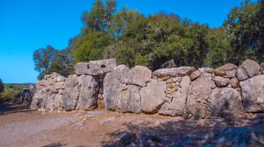 Ses Paises Talayotic Settlement, MÖ 1300-900Talayotic Arkeolojik Sitesi, Bronz Çağı Yerleşimi, Sanat, Mallorca, Balear Adaları, İspanya, Avrupa