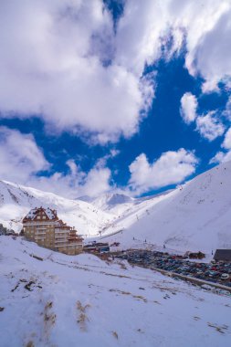 Astun Kayak Merkezi, Pirineos Dağları, Huesca, Aragon, İspanya, Avrupa