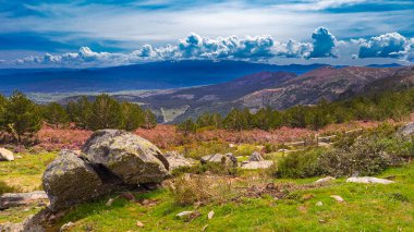 Paso de los Lobos Viewpoint, Las Batuecas Sierra de Francia Natural Park, Salamanca, Castilla y Leon, İspanya, Avrupa
