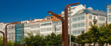 Cityview, Tipik Mimari, La Coruna, İspanya, Avrupa