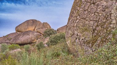 Los Barruecos Doğal Anıtı, Malpartida de Caceres, Caceres, Extremadura, İspanya, Avrupa