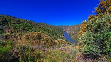 Mirador del Duero Viewpoint Walking Route, Arribes del Duero Natural Park, SPA, SAC, Biosphere Reserve, Salamanca, Castilla y Leon, Spain, Europe clipart