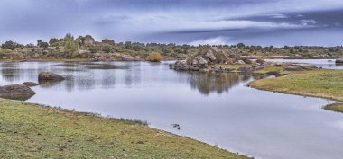 Natural Monument of Los Barruecos, Malpartida de Caceres, Caceres, Extremadura, Spain, Europe clipart