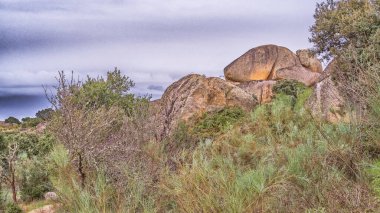 Los Barruecos Doğal Anıtı, Malpartida de Caceres, Caceres, Extremadura, İspanya, Avrupa