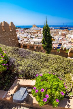 Almeria City View from Alcazaba, Almeria, Andalucia, Spain, Europe