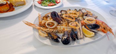 Barbekü Deniz Ürünleri, İspanyol Mutfağı, İspanyol Gastronomisi, İspanya, Europ