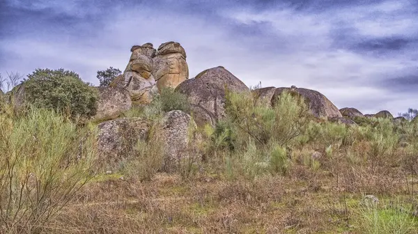 Los Barruecos Doğal Anıtı, Malpartida de Caceres, Caceres, Extremadura, İspanya, Avrupa