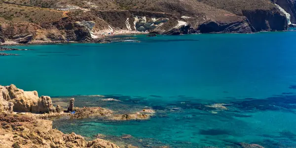 Cala Raja, Cabo de Gata-Nijar Doğal Parkı, UNESCO Biyosfer Rezervi, Sıcak Çöl İklim Bölgesi, Almerya, Endülüs, İspanya, Avrupa