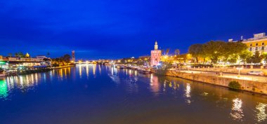 Guadalquivir River View, Sevilla, Andalucia, Spain, Europe