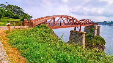 Cargadero, O Cargadoiro Ethnographic Park, Ribadeo Estuary;, Ribadeo, Lugo, Galiçya, İspanya, Avrupa