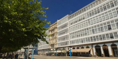 Cityview, Tipik Mimari, La Coruna, İspanya, Avrupa