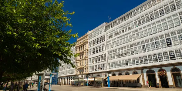 Cityview, Tipik Mimari, La Coruna, İspanya, Avrupa
