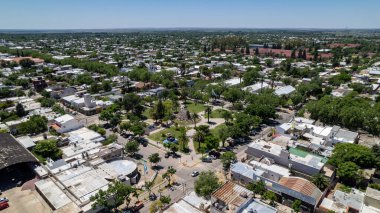 Aerial view of the city of 