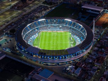 Buenos Aires, Arjantin, 15 Eylül 2024: Yarış vs Boca Juniors maçı (