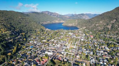 Aerial view of the city of 