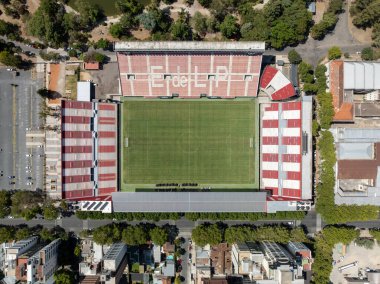 Buenos Aires, Arjantin, 22 Şubat 2023: Jorge Luis Hirschi Stadyumu, Club Estudiantes de La Plata, (