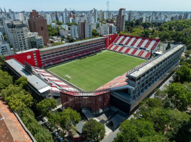 Buenos Aires, Arjantin, 22 Şubat 2023: Jorge Luis Hirschi Stadyumu, Club Estudiantes de La Plata, (